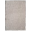 Gray Capel Peake Island rug, hand-loomed with intricate patterns, displayed in a modern living room setting with neutral decor.