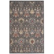 Capel Sanibel Ikat rug in brown, green, and tan, made of olefin; features an ikat pattern, ideal for adding warmth to any room.