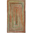 Product Image of Country Capel &middot; Mesolite &middot; Braided &middot; Orange, Green, Pink Area-Rugs