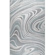 Product Image of Contemporary / Modern Liora Manne &middot; Malibu &middot; Waves &middot; Aqua (204) Area-Rugs