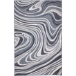 Product Image of Contemporary / Modern Liora Manne &middot; Malibu &middot; Waves &middot; Navy (233) Area-Rugs