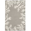 Product Image of Beach / Nautical Liora Manne &middot; Capri &middot; Coral Border &middot; Silver (1620-47) Area-Rugs