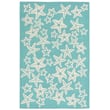 Product Image of Beach / Nautical Liora Manne &middot; Capri &middot; Starfish &middot; Aqua (1667-04) Area-Rugs