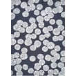 Liora Manne Capri Sea Biscuit Navy rug, showcasing a hand-tufted design with elegant navy and white patterns, ideal for modern decor.