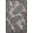Product Image of Floral / Botanical Black (8474-48) Area-Rugs