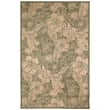 Liora Manne Carmel Botanical Green rug featuring a vibrant floral pattern in shades of green suitable for any indoor setting.