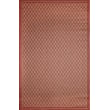 Liora Manne Carmel Diamonds Chili rug with vibrant geometric patterns in red, orange, and ivory. Ideal for cozy indoor living spaces.