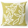 Product Image of Floral / Botanical Liora Manne &middot; Visions I Pillow &middot; Windsor &middot; Lime, White (3076-06) Pillow