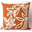Product Image of Floral / Botanical Liora Manne &middot; Visions I Pillow &middot; Windsor &middot; Orange, White (3076-17) Pillow