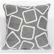 Product Image of Geometric Silver, White (4087-38) Pillow
