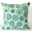 Product Image of Contemporary / Modern Green, Blue, White (4128-04) Pillow