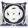 Product Image of Contemporary / Modern Navy, White (4143-33) Pillow