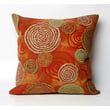 Product Image of Contemporary / Modern Red, Green, Orange, White (4109-24) Pillow