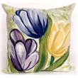 Product Image of Floral / Botanical Blue, Purple, Yellow (3208-06) Pillow