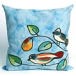 Product Image of Floral / Botanical Blue, Green, Orange (4119-03) Pillow