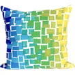 Product Image of Abstract Liora Manne &middot; Visions III Pillow &middot; Ombre Tile &middot; Cool (4159-06) Pillow