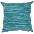 Liora Manne Visions III Pillow Broken Stripe Aqua showcases a vibrant blue pattern, ideal for modern decor.