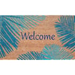 Product Image of Floral / Botanical Liora Manne &middot; Natura &middot; Palm Border &middot; Blue, Natural (2215-03) Area-Rugs