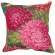 Liora Manne Marina Pillow Mums Fuchsia 8183-37 featuring vibrant pink floral design, ideal for adding a pop of color to any setting.