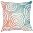 Liora Manne Visions IV Pillow Curl Pastel in soft hues, showcasing intricate patterns that enhance a cozy, stylish interior setting.