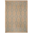 Liora Manne Sahara Links Aruba area rug with beige and blue geometric patterns; perfect for modern interior settings.