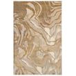 Liora Manne Soho Agate Gold rug featuring a natural agate pattern in shades of gold and cream with a soft, plush texture.