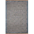Liora Manne Mercer Tracery Blue rug with intricate blue and white patterns; ideal for adding a touch of elegance to any room.