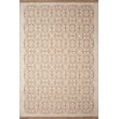 Liora Manne Mercer Tracery Ivory rug showcases intricate patterns in soothing neutral tones, enhancing any room with its elegant design.