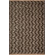 Liora Manne Mercer Zigzag Mink rug featuring a warm mix of brown and beige hues with a zigzag pattern, complementing modern decor.