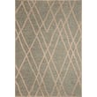 Elegant Liora Manne Roma Aspen Cool rug with blue and gray tones, featuring intricate patterns and a plush texture in a modern setting.