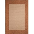 Liora Manne Roma Border Warm rug in earthy tones, featuring a detailed border design; perfect for enhancing living room interiors.