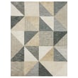 Drew and Jonathan Home Bowen Oblique Tan (R1147-484) rug, with geometric patterns in neutral tones, ideal for modern home decor.