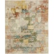 Karastan Memento Nostalgic Cream rug in an 8x10 size, featuring an intricate cream design, ideal for a cozy and elegant room ambiance.