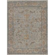 Karastan Balboa Segovia Blue R1193-202 rug, hand-knotted, featuring blue and ivory patterns, suitable for living room or bedroom decor.