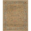 Karastan Balboa Segovia Gold rug in an 8x10 size, featuring warm gold tones and intricate hand-knotted design, perfect for elegant decor.