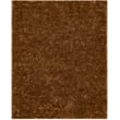 Karastan Billow Shag Rust (R1148-257) area rug in warm rust tones; plush, cozy texture complements modern home decor.