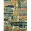 Product Image of Abstract Blue, Green (RG144-416) Area-Rugs