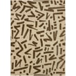 Karastan Foundation Arlo Taupe rug (92588-80129) in neutral tones, ideal for elegant living rooms; showcases plush texture and intricate design.