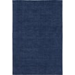 Karastan Gemini Gemini Navy rug with abstract patterns in blue shades, hand-loomed design, creating a modern and elegant aesthetic.