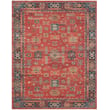 Karastan Zula Mombasa Red Rug (R1201-272) showcases bold red tones with intricate patterns, ideal for enhancing living spaces.