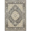 Karastan Windermere Edenhall Grey rug R1257-119, featuring an elegant pattern in neutral tones, ideal for modern home decor settings.
