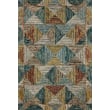 Product Image of Geometric Loloi II Rugs &middot; Spectrum &middot; SPE-01 &middot; Lagoon, Spice Area-Rugs