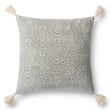 Product Image of Bohemian Loloi Rugs &middot; Loloi Pillow &middot; P0621 Square &middot; Light Grey Pillow