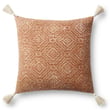 Product Image of Bohemian Loloi Rugs &middot; Loloi Pillow &middot; P0621 Square &middot; Orange Pillow