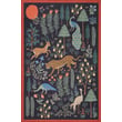 Product Image of Animals / Animal Skins Rifle Paper Co. x Loloi &middot; Menagerie &middot; Les Fauves (MEN-01) &middot; Black Area-Rugs