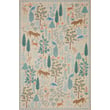 Product Image of Animals / Animal Skins Rifle Paper Co. x Loloi &middot; Menagerie &middot; Menagerie Forest (MEN-02) &middot; Cream Area-Rugs
