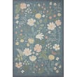 Product Image of Floral / Botanical Teal Area-Rugs