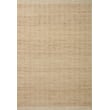 Jean Stoffer x Loloi Cornwall CRN-01 Ivory, Natural rug with handwoven design in neutral tones.