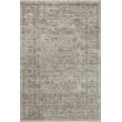 Jean Stoffer x Loloi Katherine KES-03 Beige Mist rug in a soft color palette, displayed on a hardwood floor in an elegant home setting.
