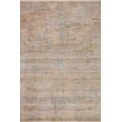 Jean Stoffer x Loloi Katherine KES-04 Copper, Steel rug; elegant geometric pattern in warm copper hues on a soft living room floor.